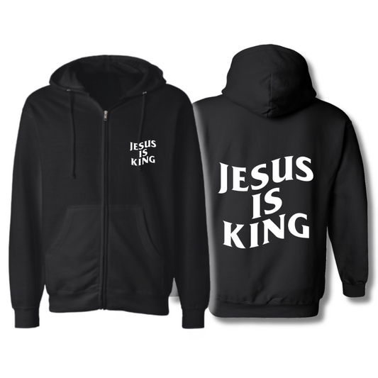 Jesus Is King Zipup Hoodie