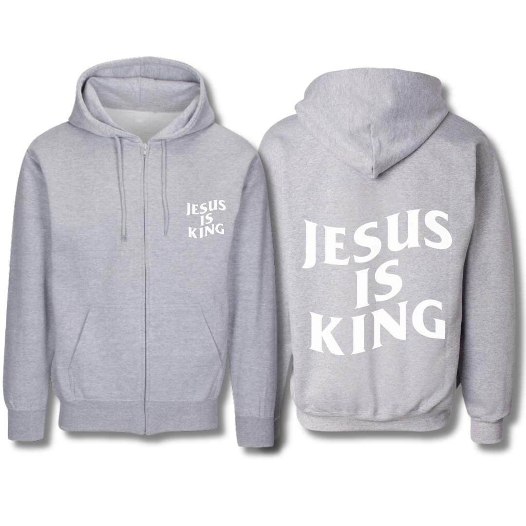 Jesus Is King Zipup Hoodie