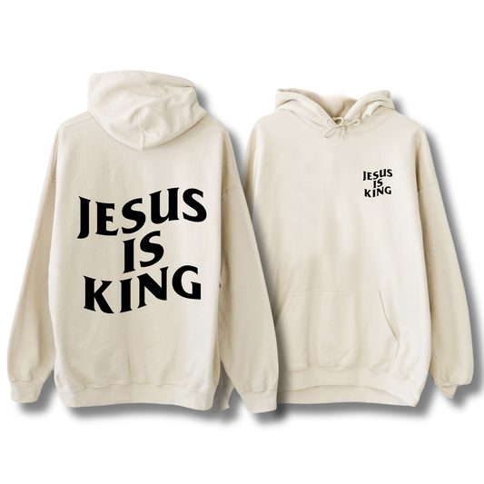 Jesus Is King Double-Sided Hoodie