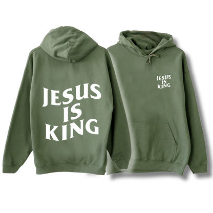 Jesus Is King Double-Sided Hoodie