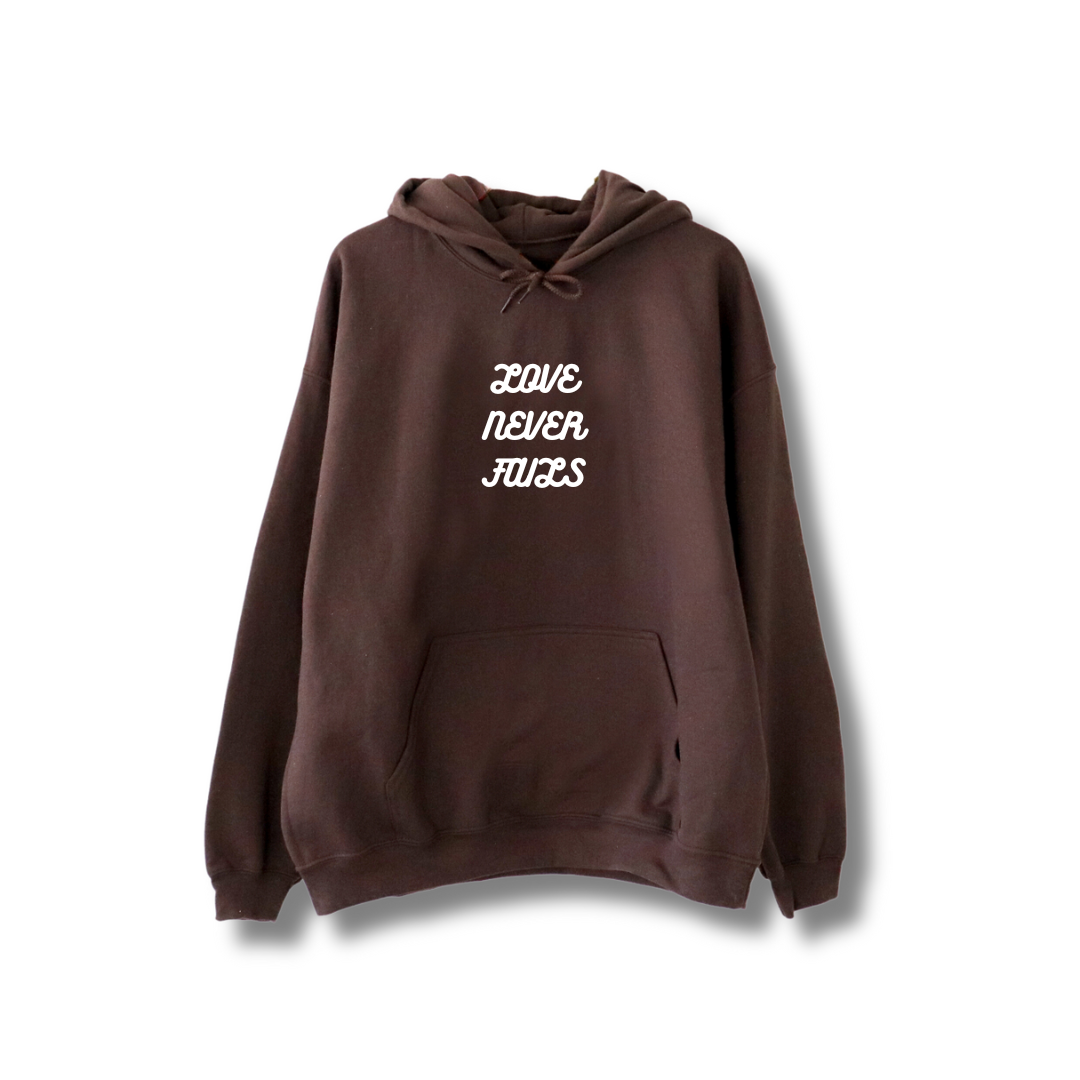 Love never fails Hoodie